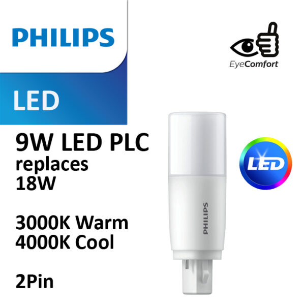 PHILIPS PLC LED 9W-LAMP