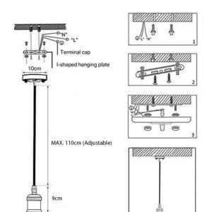 E27 lamp holder installation instruction