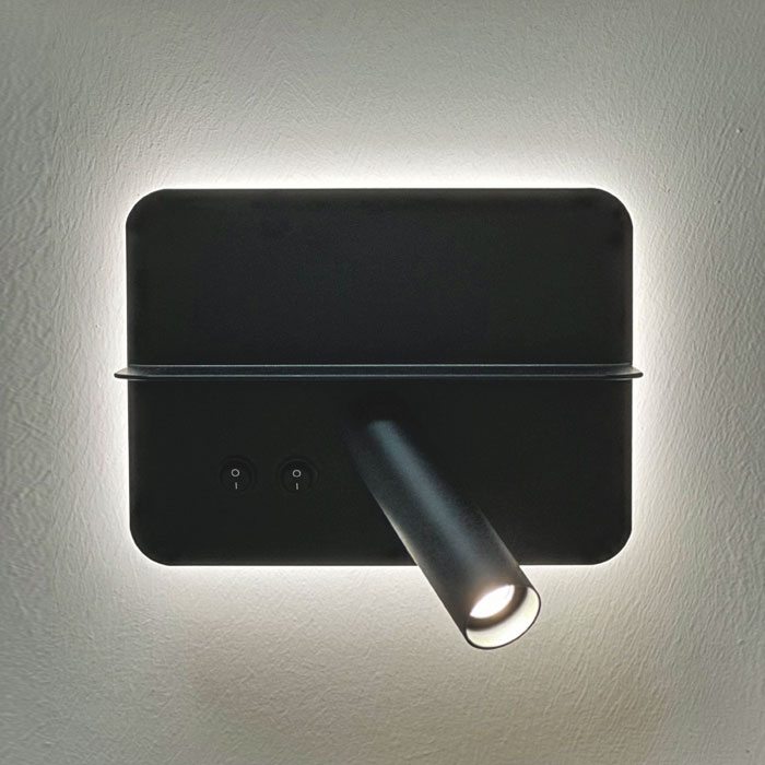 LED Wall Light. UP WL68 9W. Bedroom reading wall light